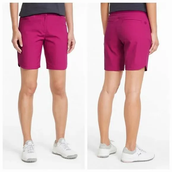 🔸️NWT Puma Festival Fuchsia UPF 50+ Sun Protection Bermuda Shorts Small